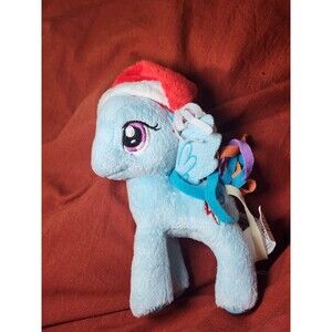My Little Pony Rainbow Dash Mini Plush Christmas Hat 2016 Hasbro MLP